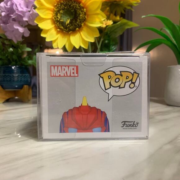 Funko Pop Captain Marvel #831 Marvel Avengers Mech Strike - Picture 7 of 8